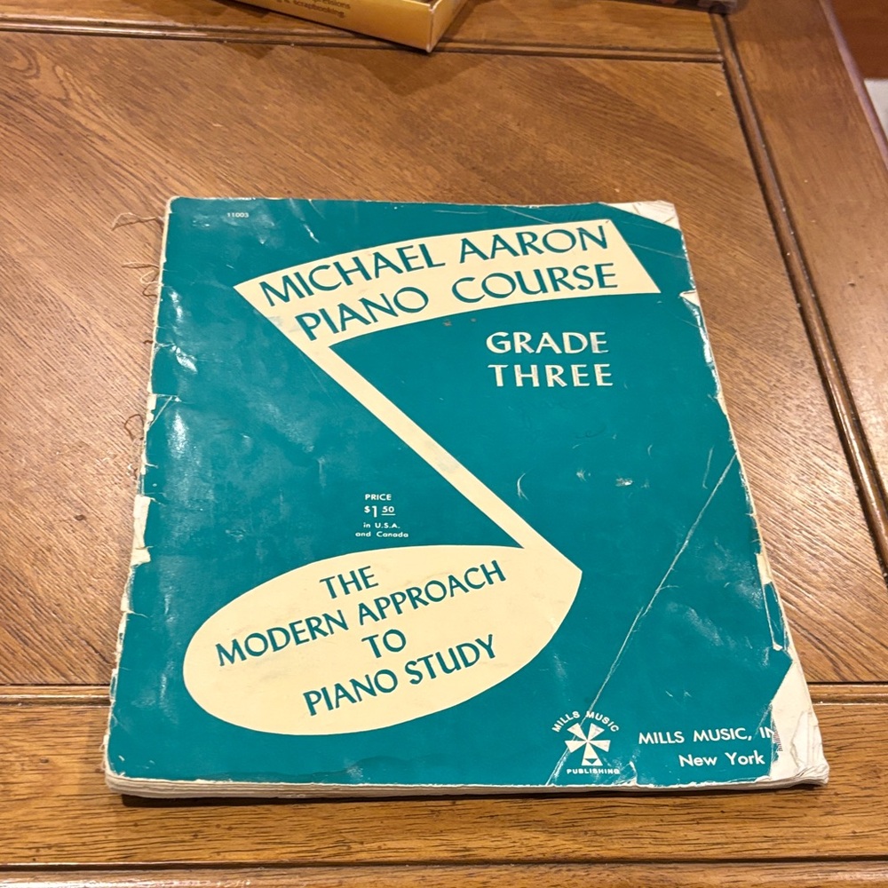 Michael Aaron Piano Course Grade 3 Mills Music Publishing Book